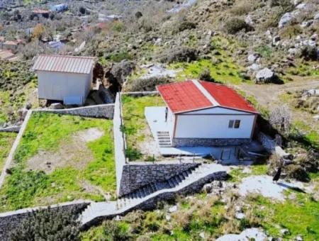 2100M2 Vorgefertigtes Dorfhaus Mit Meerblick Zum Verkauf Im Dorf Söğüt, Marmaris