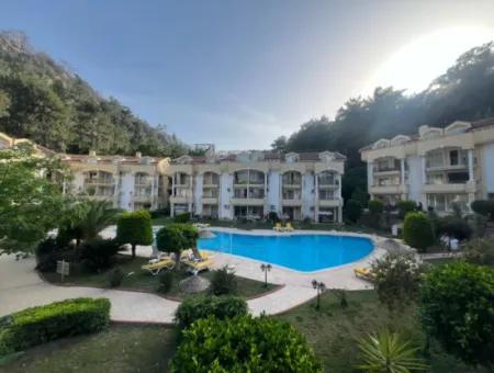 Our 2 Rooms And 1 Living Room Duplex Apartment In A Complex With A Swimming Pool In Marmaris İçmeler Are For Sale.